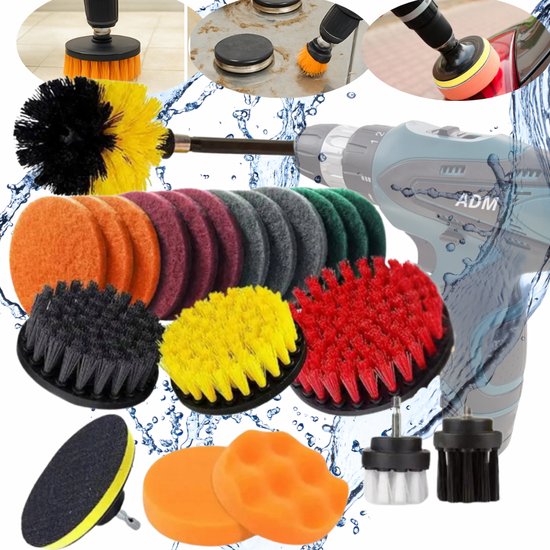 SZCZOTKI SPRZĄTAJĄCE NA WIERTARKĘ/ DRILL CLEANING BRUSHES