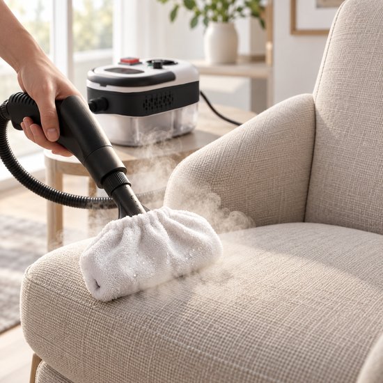 7104 : ADM Portable Steam Cleaner with 6 Attachments - 2500W