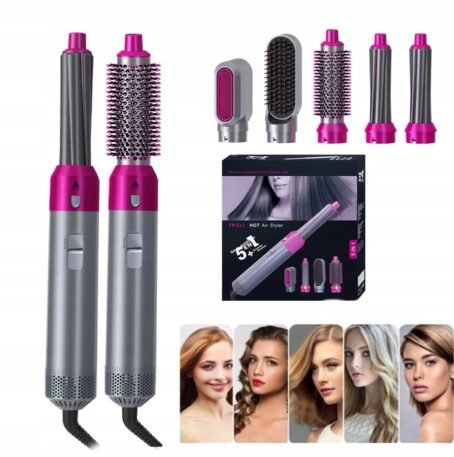 387 : SUSZARKA LOKÓWKA 5W1/HAIR SET BRUSH CURLER DRYER