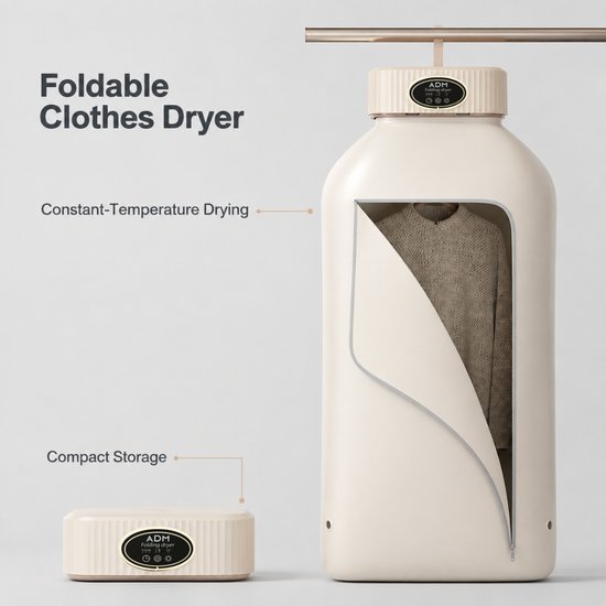 6014 : Portable Folding Clothes Dryer - 600W