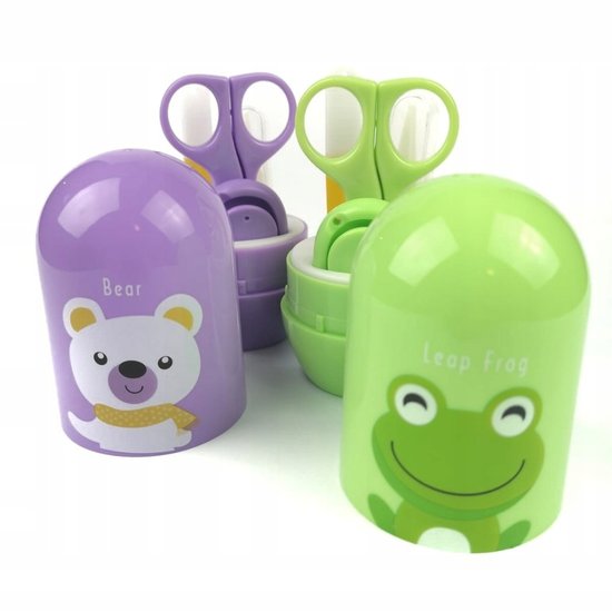 223-1 : ZESTAW DO PAZNOKCI kolor fioletowy/BABY NAIL KIT BABY SCISSORS purple