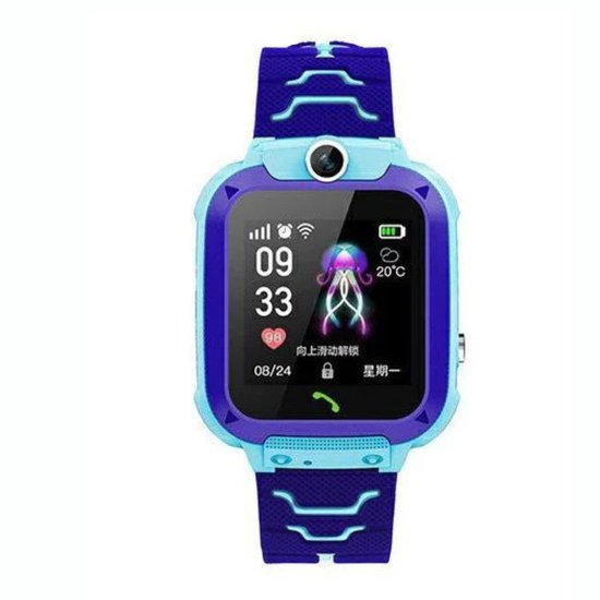 Smartwatch For Kids Q19 GPS Locator- Navy blue