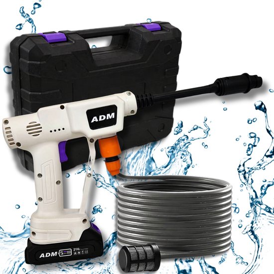 528 : ADM Wireless Mini Power Washer + 2 batteries