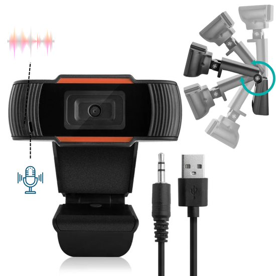 PC WEB CAMERA LESSON CAMERA + MICROPHONE