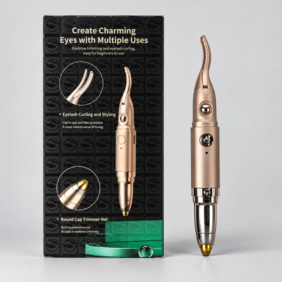 7150 : 2-in-1 Electric Eyelash Curler & Eyebrow Trimmer