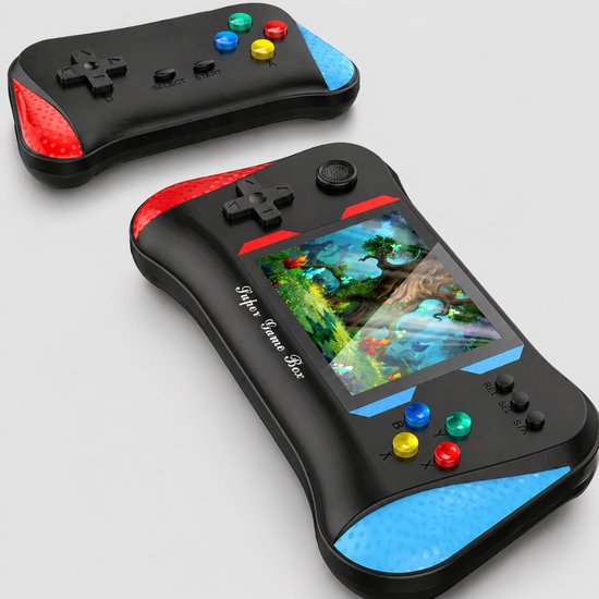 7061 : Retoo Game Console with 500 Games + 2-Player Controller