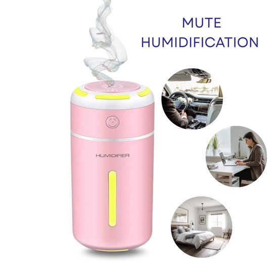 141-1 : NAWILŻACZ POWIETRZA kolor różówy/ HUMIDIFIER AIR PINK