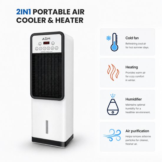546 : 2-in-1 ADM Portable Cooler & Heater