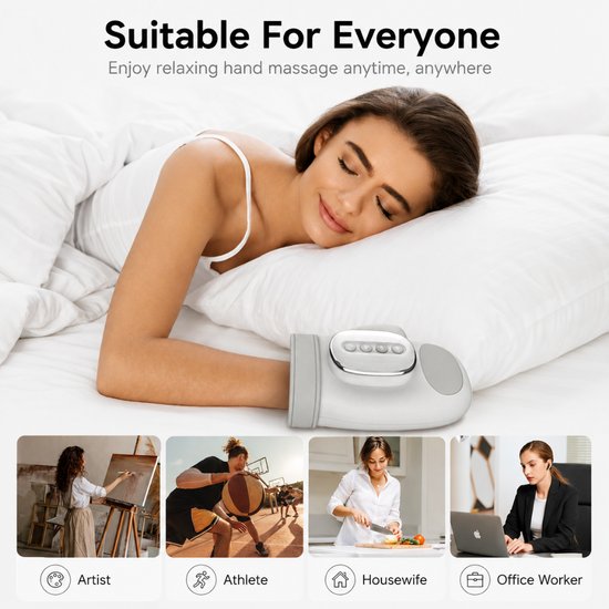7100 : ADM Cordless Smart Hand Massager With Heat