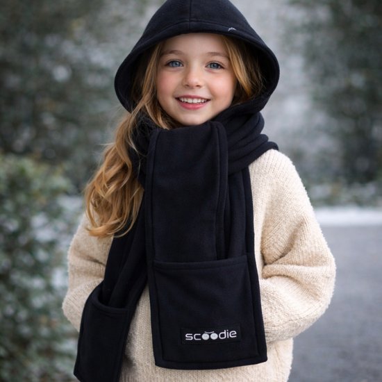 7028-2 : Scoodie -kolor czarny/rozmiar L/ Scoodie black/size L