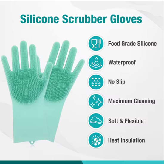 074 : SILIKONOWE REKAWICE/ SILICONE GLOVES KITCHEN