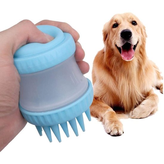 SZCZOTKA DO KĄPIELI PSA/SILICONE DOG BATH BRUSH