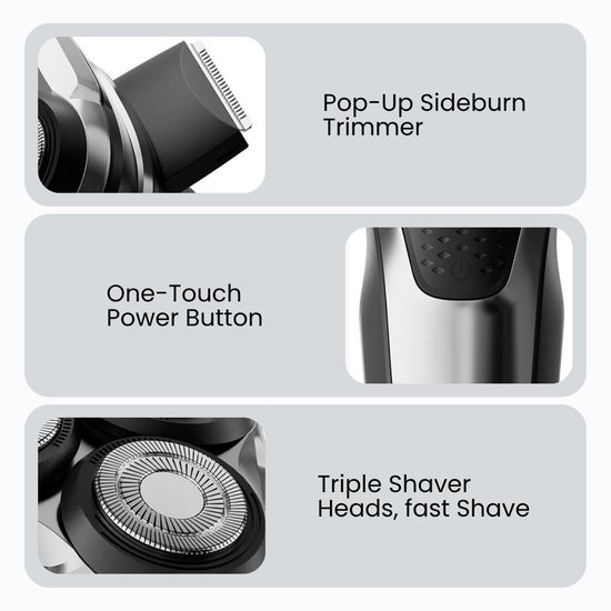 7106 : ADM Cordless Electric Rotary Shaver
