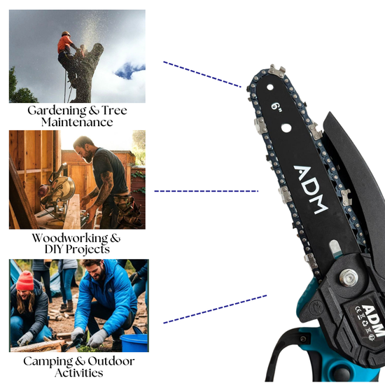 368-1 : Minipiła łańcuchowa/ Chainsaw kolor NIEBIESKI