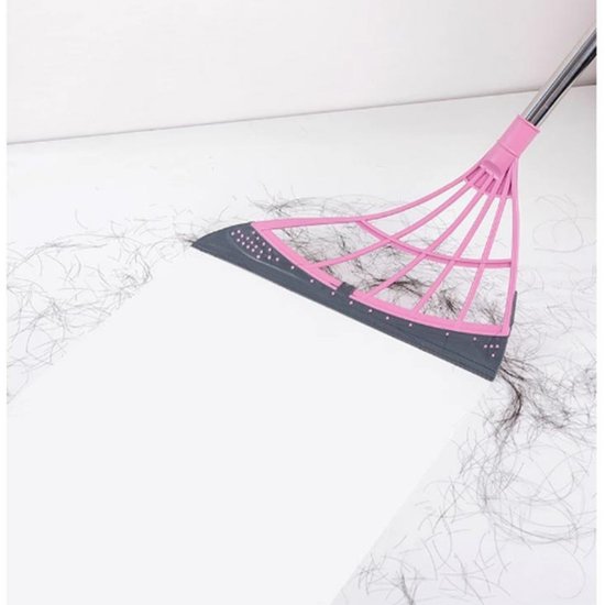 388-1 : Magic Floor Squeegee Broom-Pink