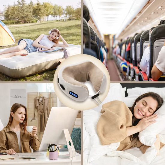 2188 : Shiatsu Neck Massage Pillow with Heating Function