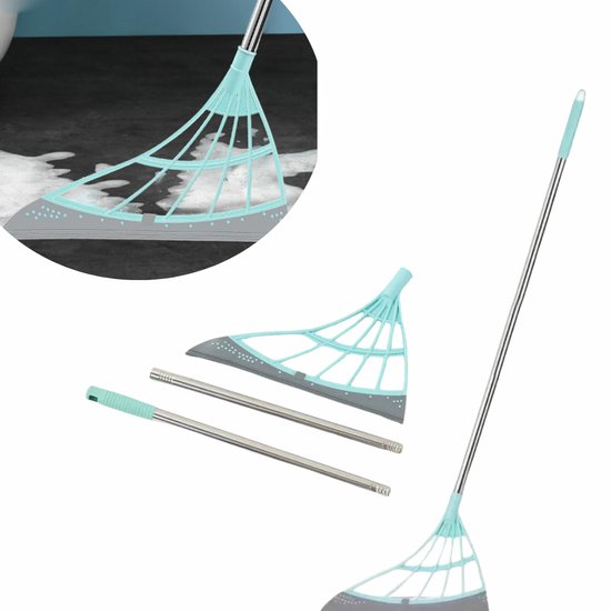 Magic Floor Squeegee Broom-Blue