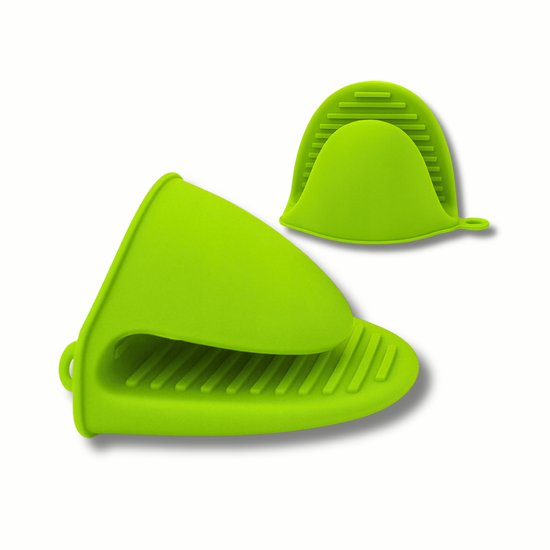 006-2 : ADM Heat-Resistant Silicone Kitchen Gloves – Green -1 Pair (2pcs)