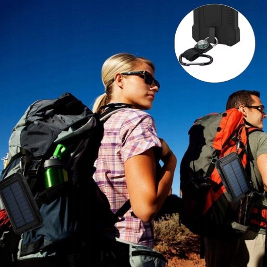 352 : SOLARNY POWERBANK Z LATARKĄ/ SOLAR POWERBANK