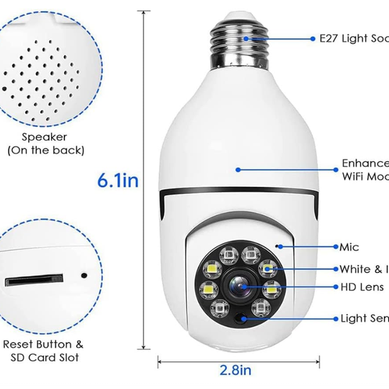 364 : KAMERA WKRĘCANA DO ŻARÓWEK/  CAMERA