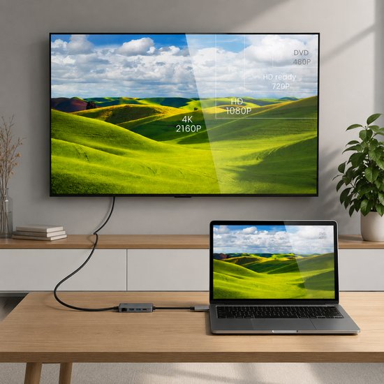 7123 : USB-C Hub 5-in-1 Multiport Adapter HDMI 4K