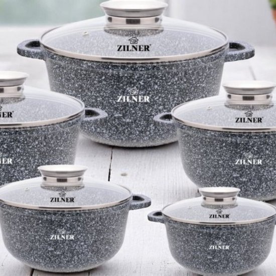 ZL7055 : Zilner 10-piece ceramic-marble set