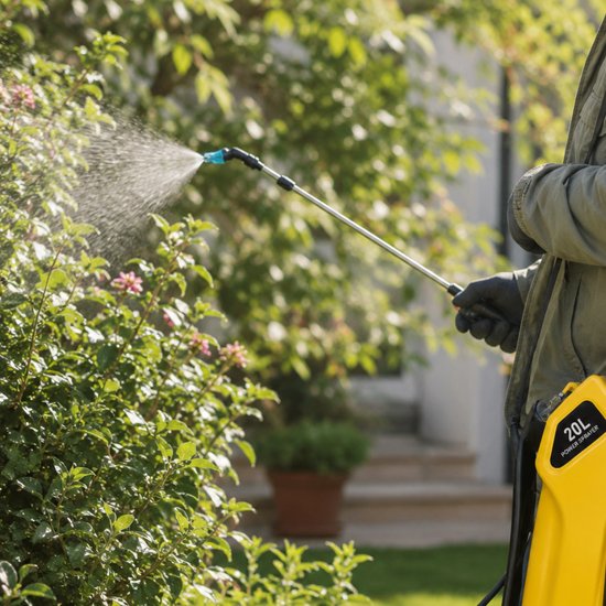 7069 : ADM battery powered pumping backpack sprayer - 20L