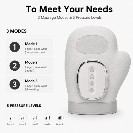 7100 : ADM Cordless Smart Hand Massager With Heat