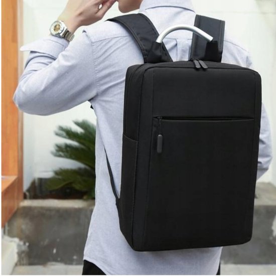 2038 : PLECAK ANTYKRADZIEŻOWY/ ANTI-THEFT BACKPACK-kolor czarny