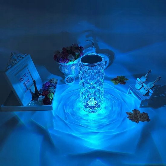 451 : Kryształowa Diamentowa Lampa USB+PILOT/ CRYSTAL DIAMOND LAMP+REMOTE