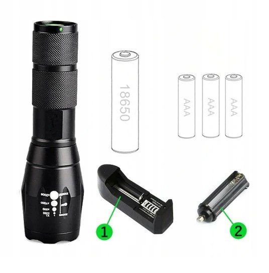 290 : SUPER STRONG TACTICAL FLASHLIGHT