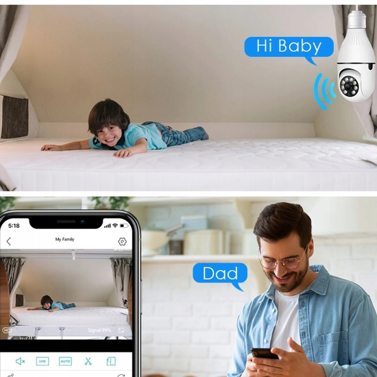 364 : KAMERA WKRĘCANA DO ŻARÓWEK/  CAMERA