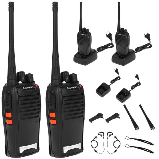 DWIE KRÓTKOFALÓWKI BAOFENG DUŻY ZESTAW/TWO WALKIE-TALKIES
