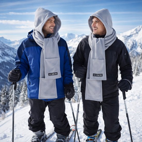 7031-1 : Scoodie -kolor szary/rozmiar R/ Scoodie light gray/ size R