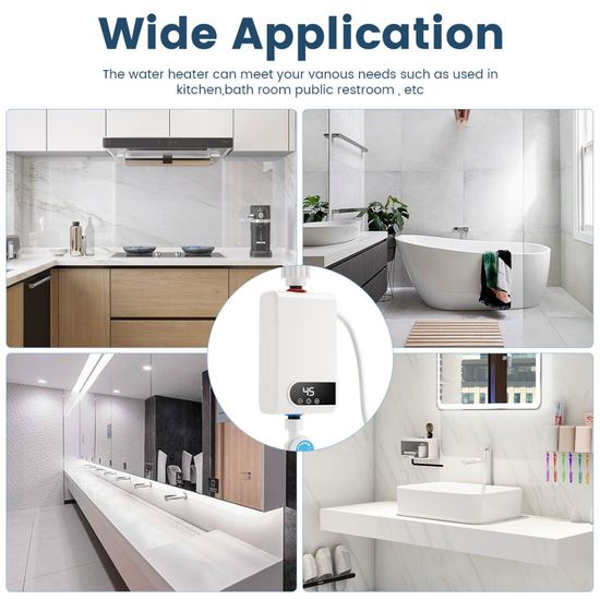 2228 : Bezzbiornikowy Elektryczny Podgrzewacz Wody – 3500W