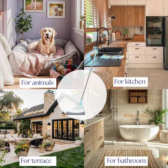 388 : MAGICZNA MIOTŁA GUMOWA Z ŚCIĄGACZKĄ/MAGICBROOM