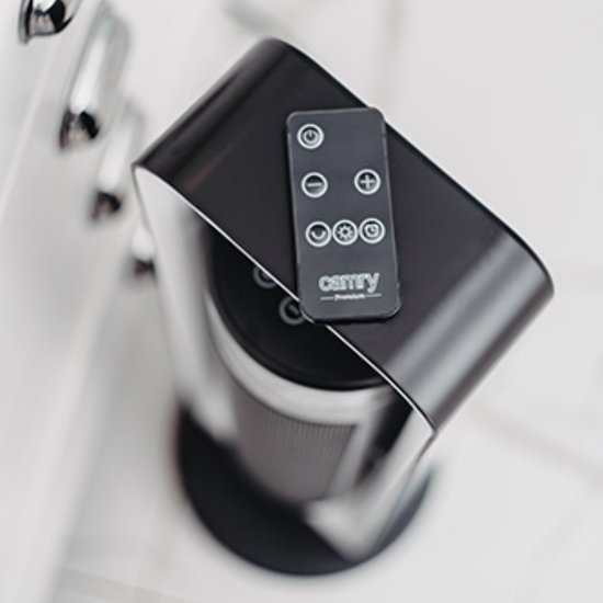 CR 7745 : Camry Ceramic fan heat tower LCD + Remote control + Timer