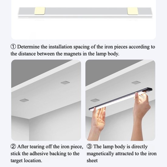 6080 : MAGNETYCZNY LED Z CZUJNIKIEM RUCHU LAMPA