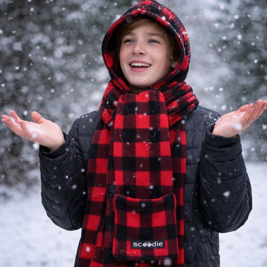 Scoodie -kolor czerwono-czarny/rozmiar L/ Scoodie red-black/size L