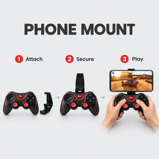 401-1 : Kontroler bezprzewodowy gamepad X3