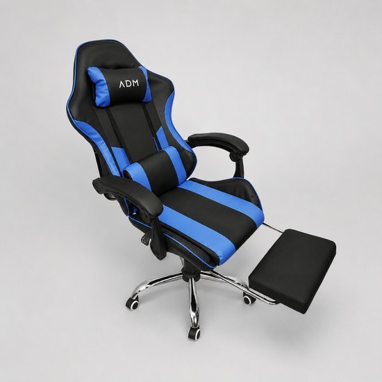 7082 : ADM Ergonomic Gaming Chair with Footrest