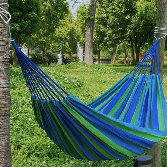 2159 : Hanging hammock-Blue