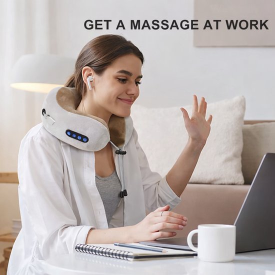 2188 : Shiatsu Neck Massage Pillow with Heating Function
