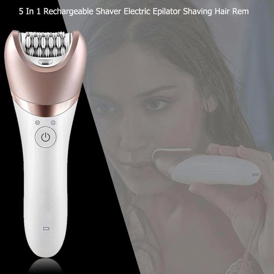 018 : DEPILATOR 5W 1/ 5-IN-1 ELECTRIC EPILATOR FOR BIKIN