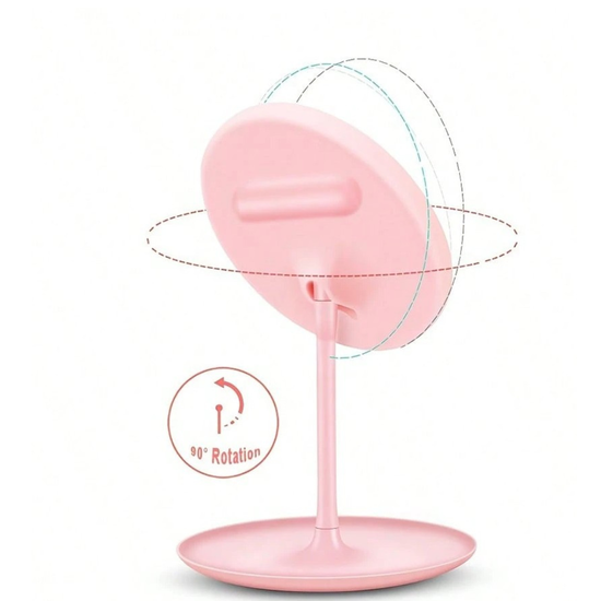 107 : LUSTERKO LED/MAKE-UP MIRROR RED