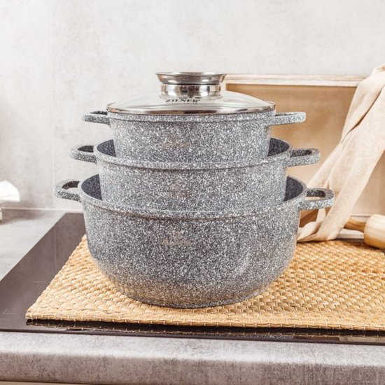 ZL7055 : Zilner 10-piece ceramic-marble set