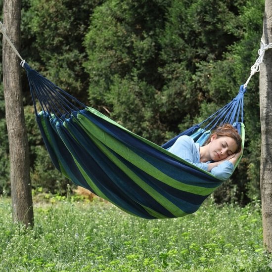 2159 : Hanging hammock-Blue