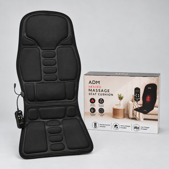 7114 : ADM Heated Massage Seat Cushion