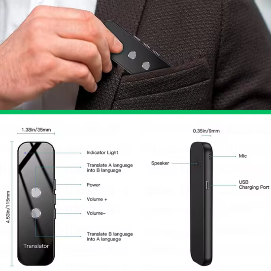 552 : Przenośny inteligentny tłumacz/ Translator