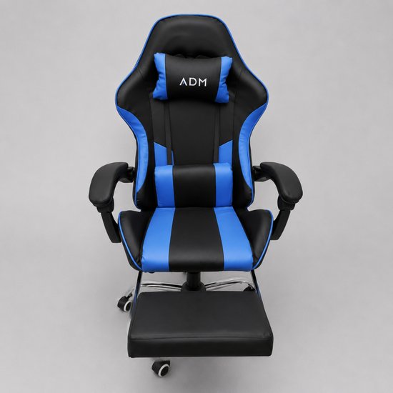 7082 : ADM Ergonomic Gaming Chair with Footrest